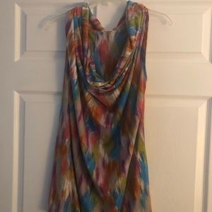 Crowl neck summer blouse